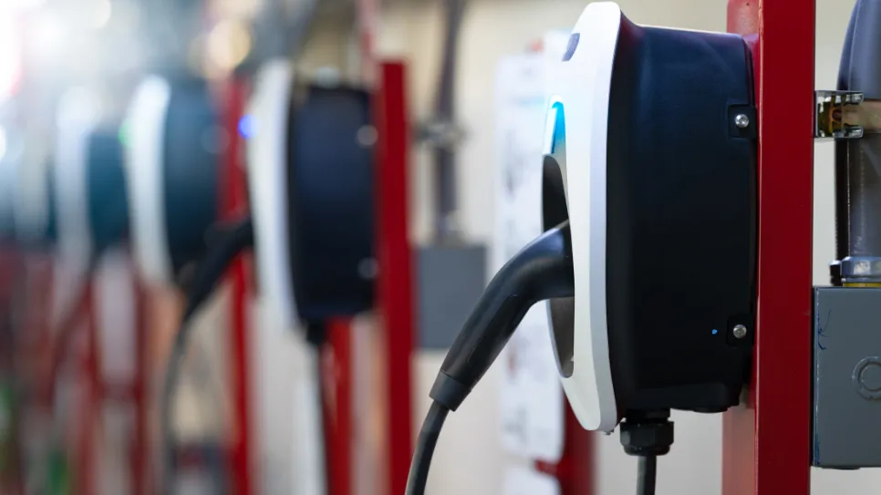 Vrsta električnih polnilnic, primer javne električne polnilnice, kjer uporabniki preverjajo ceno polnjenja električnih avtomobilov.