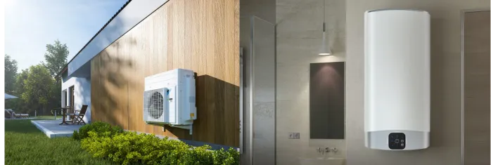 Toplotna črpalka in električni bojler