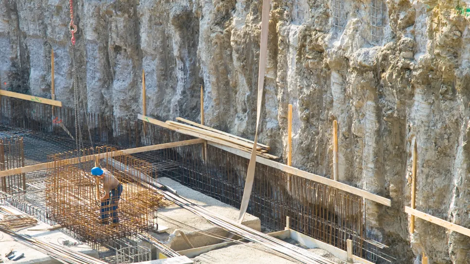 varovanje gradbene jame