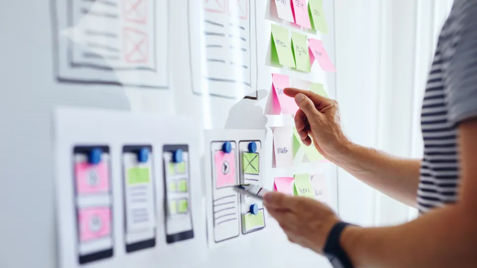 skica spletnega mesta po žičnatem modelu